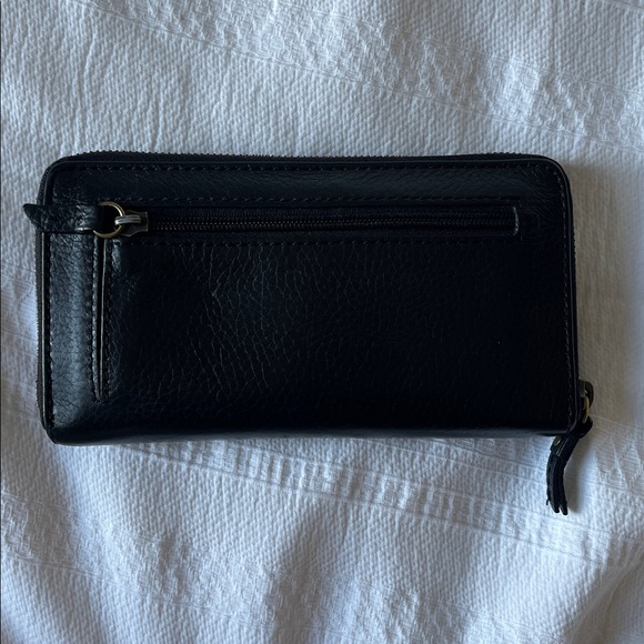 Fossil Black Leather Wallet - Picture 2 of 3